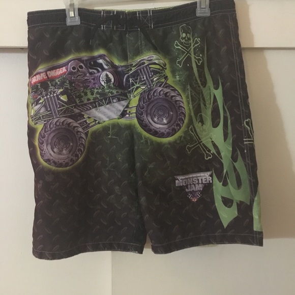 monster jam swim trunks